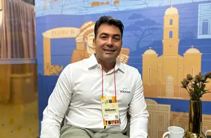 Diretor da VM Educar fala sobre inovação e crescimento na Feira dos Municípios (Foto: Conecta Piauí)