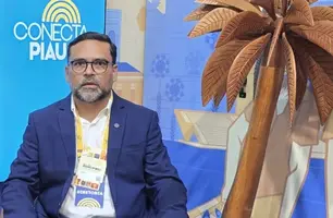 Diretor executivo do Conecta Piauí destaca papel do portal na Feira dos Municípios (Foto: Conecta Piauí)