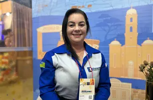 Diretora da DL Sistema fala sobre inovação e gestão pública na Feira dos Município (Foto: Conecta Piauí)