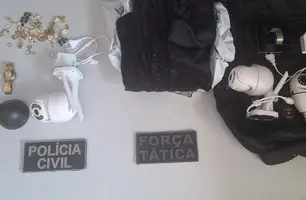 Dois irmãos são presos após arrombamento na casa de juiz em Valença do Piauí (Foto: Divulgação/PMPI)