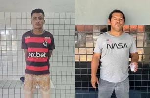 Dupla é presa e PM recupera equipamentos furtados no Centro de Parnaíba (Foto: Divulgação/PMPI)