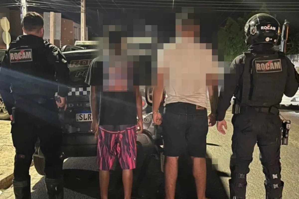 Dupla é presa por tráfico de drogas durante patrulhamento da ROCAM em Picos