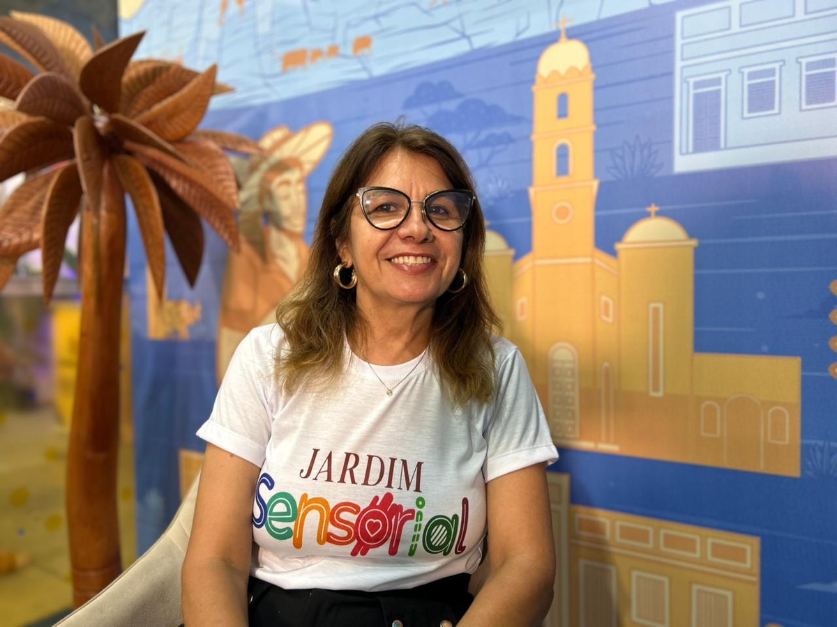 Educadora ambiental fala sobre projeto Jardim Sensorial na Feira dos Municípios