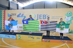 Estudante da rede estadual conquista ouro no karatê nos JEBs 2025 (Foto: Reprodução) Estudante da rede estadual conquista ouro no karatê nos JEBs 2025 (Foto: Reprodução)