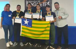Estudantes do Piauí brilham com 16 ouros na Olimpíada Brasileira de Foguetes (Foto: Clara Sampaio)