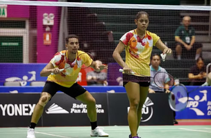 Fabrício Farias e Jaqueline Lima, atletas piauienses de badminton (Foto: Reprodução) Fabrício Farias e Jaqueline Lima, atletas piauienses de badminton (Foto: Reprodução)