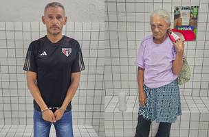 Faccionado 'Mineirinho' e idosa são presos por tráfico de drogas em Parnaíba (Foto: Divulgação/PMPI)