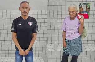 Faccionado 'Mineirinho' e idosa são presos por tráfico de drogas em Parnaíba (Foto: Divulgação/PMPI)