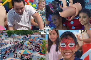 Festa do Dia das Crianças leva alegria e diversão a famílias de Palmeira do Piauí (Foto: Reprodução)