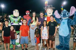 Festa ‘Vem Brincar na Praça’ celebra o Dia das Crianças em Hugo Napoleão (Foto: Reprodução)