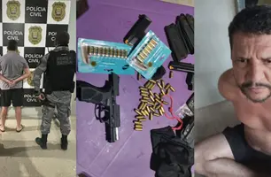 Foragido de alta periculosidade é preso em operação entre Coivaras e Campo Maior (Foto: Divulgação/Polícia Civil)