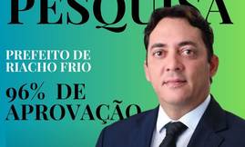 Gestão de Jabes Júnior atinge 96,74% de aprovação em pesquisa no município de Riacho Frio (Foto: Reprodução)