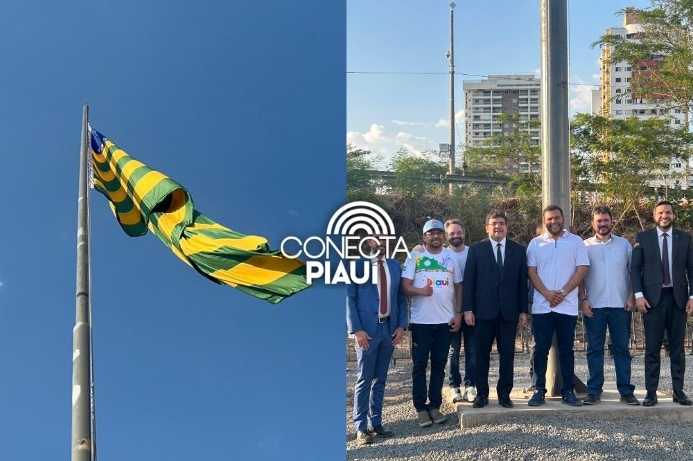 Governador celebra o Dia do Piauí com hasteamento da bandeira em Teresina