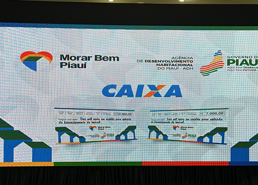 Governo do Piauí entrega cheques-moradia do programa Morar Bem Piauí