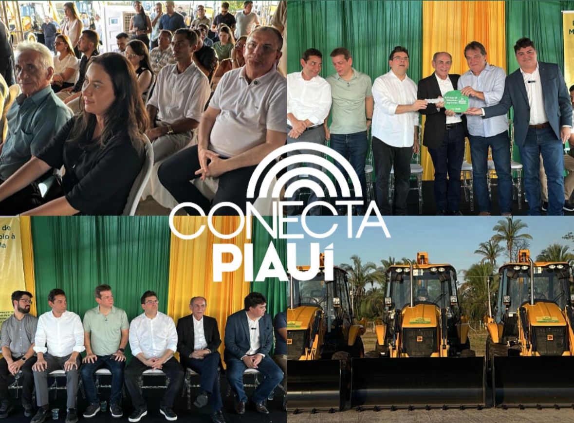 Governo do Piauí entrega retroescavadeiras que vão reforçar produção rural