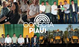 Governo do Piauí entrega retroescavadeiras que vão reforçar produção rural (Foto: Portal Conecta Píaui)