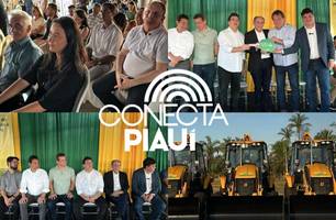 Governo do Piauí entrega retroescavadeiras que vão reforçar produção rural (Foto: Portal Conecta Píaui)
