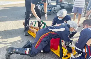 Grave acidente deixa duas pessoas feridas em Campo Maior (Foto: Reprodução)