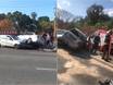 Grave acidente na Estrada da Alegria deixa mulher presa às ferragens em Teresina