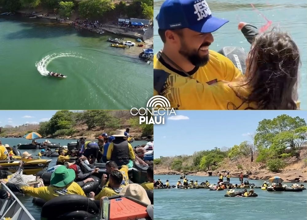 Guadalupe realiza a 9ª edição da tradicional Descida de Boia no rio Parnaíba