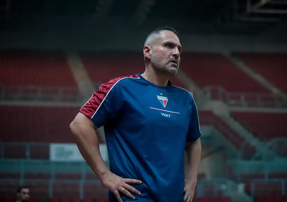 Guilhermo Verfe, treinador do Fortaleza Futsal