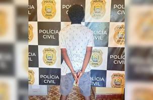 Homem conhecido como 'Pau Preto' é preso acusado de série de furtos em Barras (Foto: Reprodução)
