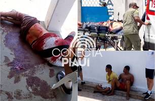 Homem é esfaqueado após discussão em instituto na zona Sul de Teresina (Foto: Kassio Cavalcante / Conecta Piauí)