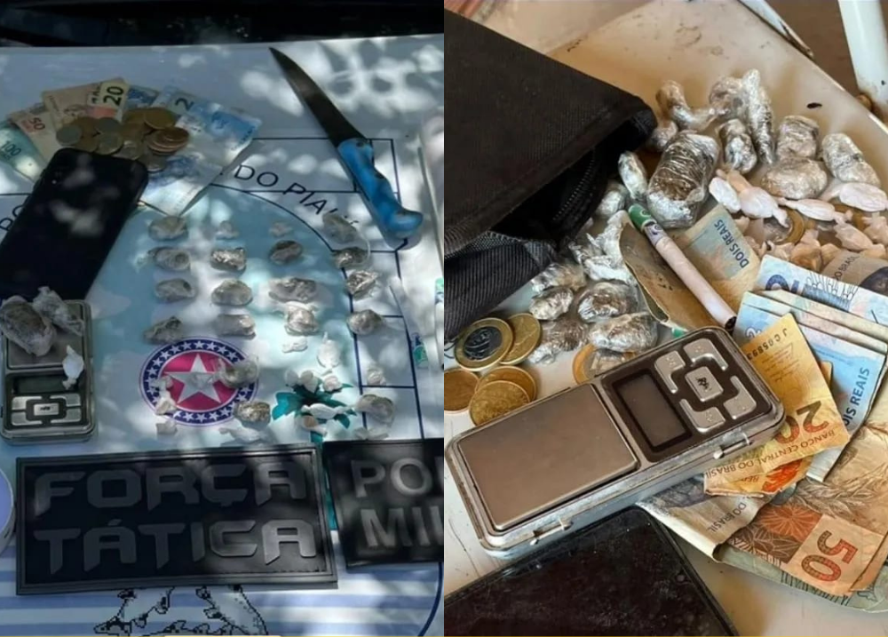 Homem é preso e drogas são apreendidas em casa abandonada em Oeiras