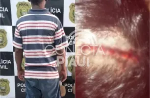 Homem é preso em Oeiras após espancar companheira por ciúmes em cidade do Piauí (Foto: Reprodução)