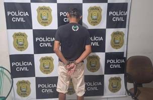 Homem é preso suspeito de tentar matar colega a facadas em Santa Cruz do Piauí (Foto: Divulgação/PMPI)