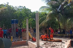 Homem morre após cair em poço na zona rural de Altos; bombeiros fazem resgate (Foto: Reprodução)