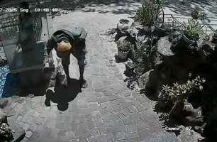 Imagem de santa é vandalizada e dinheiro ofertado por fiéis é furtado no Piauí (Foto: Reprodução)