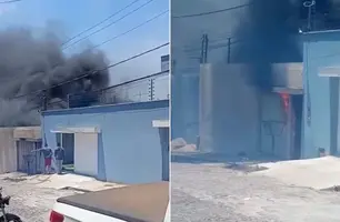 Incêndio atinge casa no bairro Gurupi e destrói veículo; ninguém ficou ferido (Foto: Reprodução)
