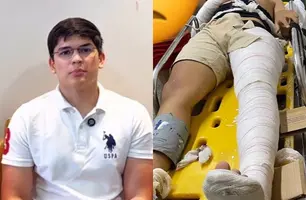 Jovem nega envolvimento em acidente e diz que estava em casa com a família (Foto: Reprodução)