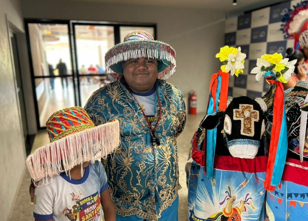 Juvenal Dias, presidente do Grupo Bumba Meu Boi Mimo de Santa Cruz