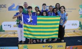 Karatê do Piauí brilha nos JEBs 2025 com medalhas de ouro e bronze (Foto: Ascom Secep)
