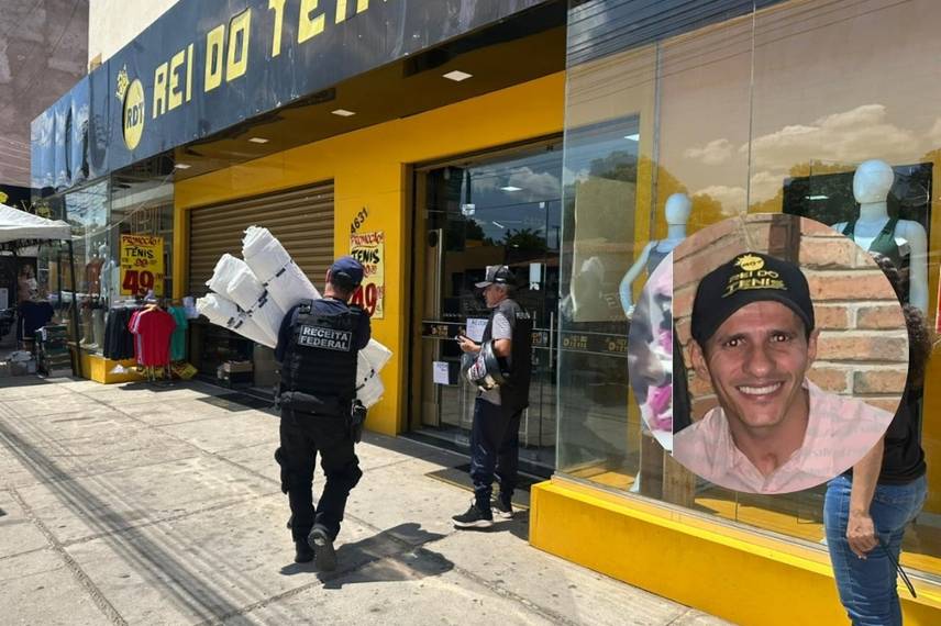 Lojas do 'Rei do Tênis' voltam a ser alvo de operação em supostas fraudes fiscais Lojas do 'Rei do Tênis' voltam a ser alvo de operação em supostas fraudes fiscais