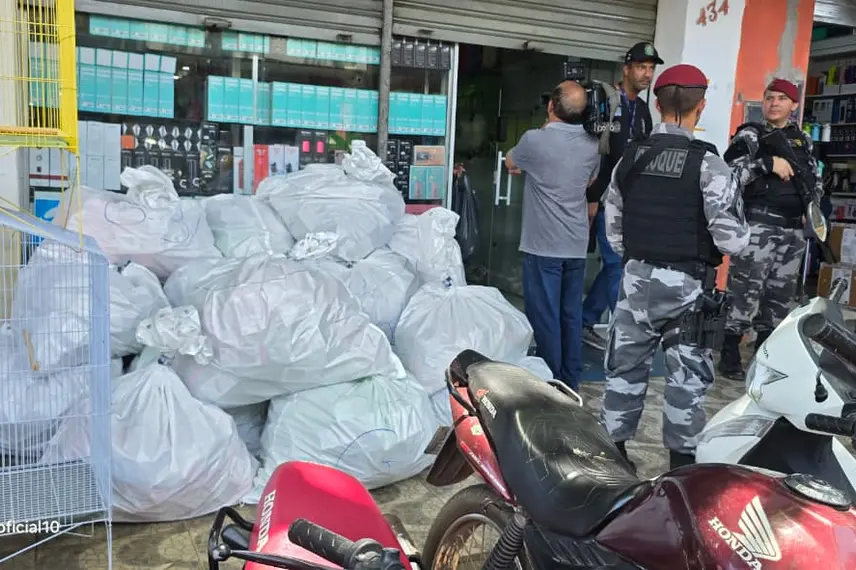 Lojas têm produtos apreendidos durante operação da Receita Federal em Teresina