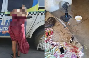 Mãe é presa por maus-tratos à filha de 2 anos e ameaça policiais no Piauí (Foto: Reprodução)