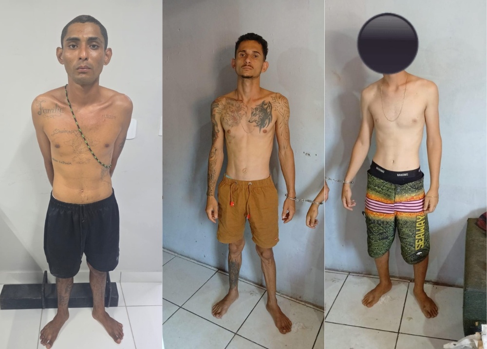 'Maguim da PT', 'Lobinho' e menor e são detidos em ponto de drogas em Luís Correia