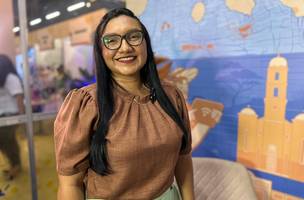 Mariana Alves compartilha trajetória empreendedora na Feira dos Municípios 2025 (Foto: Conecta Piauí) Mariana Alves compartilha trajetória empreendedora na Feira dos Municípios 2025 (Foto: Conecta Piauí)