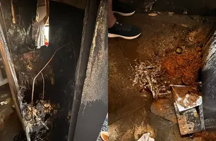 Moradores de Parnaíba denunciam Equatorial após incêndio causado por oscilação (Foto: Reprodução/Cláudio Lima)