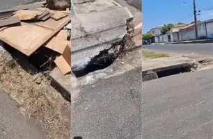 Moradores denunciam situação degradante de galerias no Centro-Norte de Teresina (Foto: Reprodução)