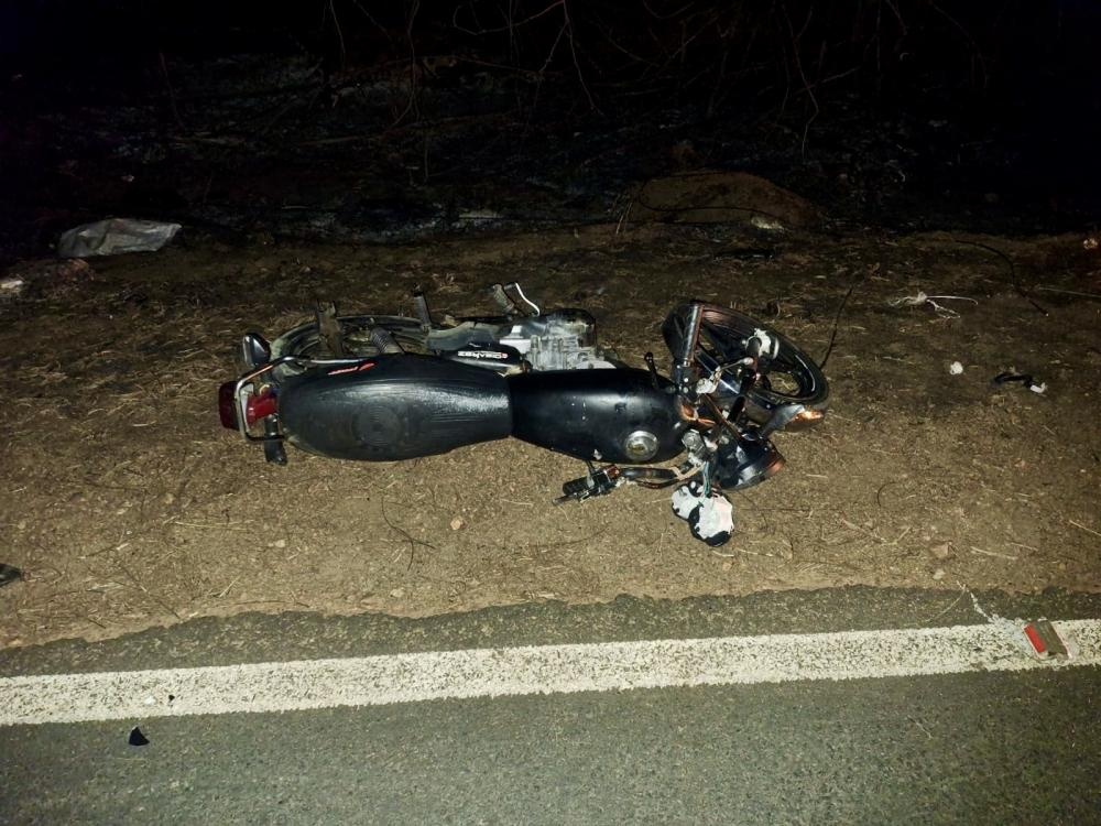 Motociclista fica ferido em colisão com três veículos em Agricolândia