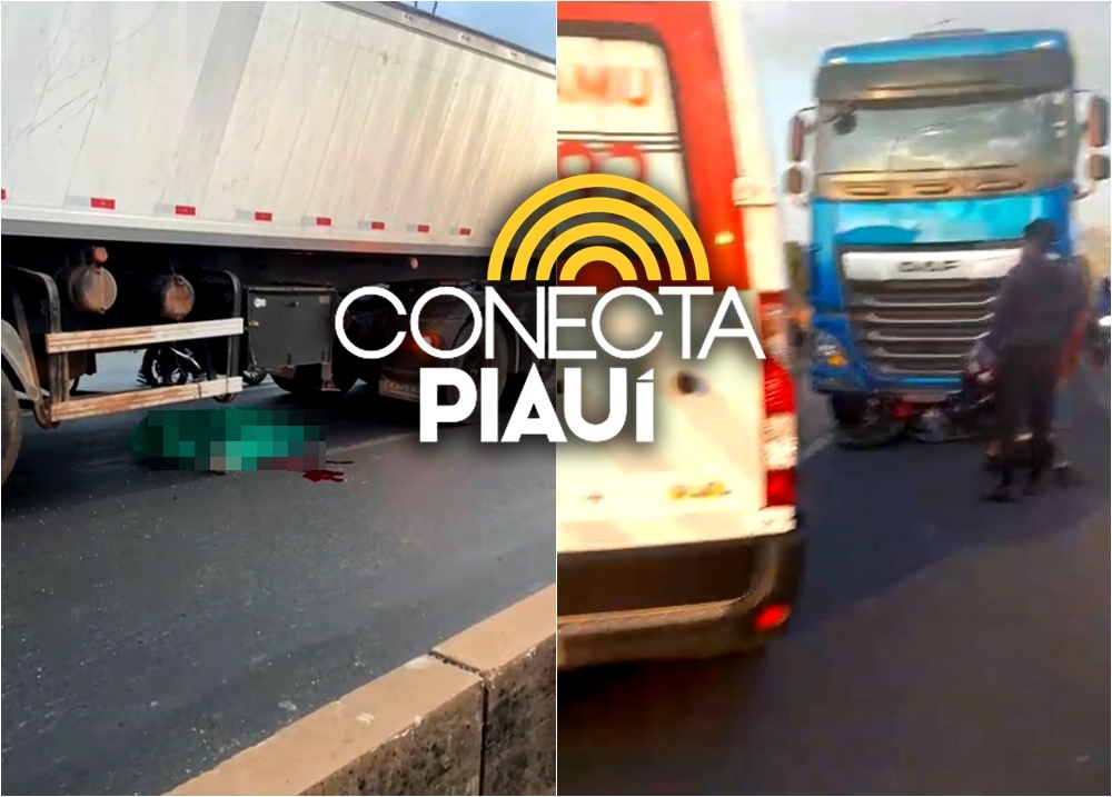 Motociclista morre após ser atropelado por caminhão em ponte de Teresina