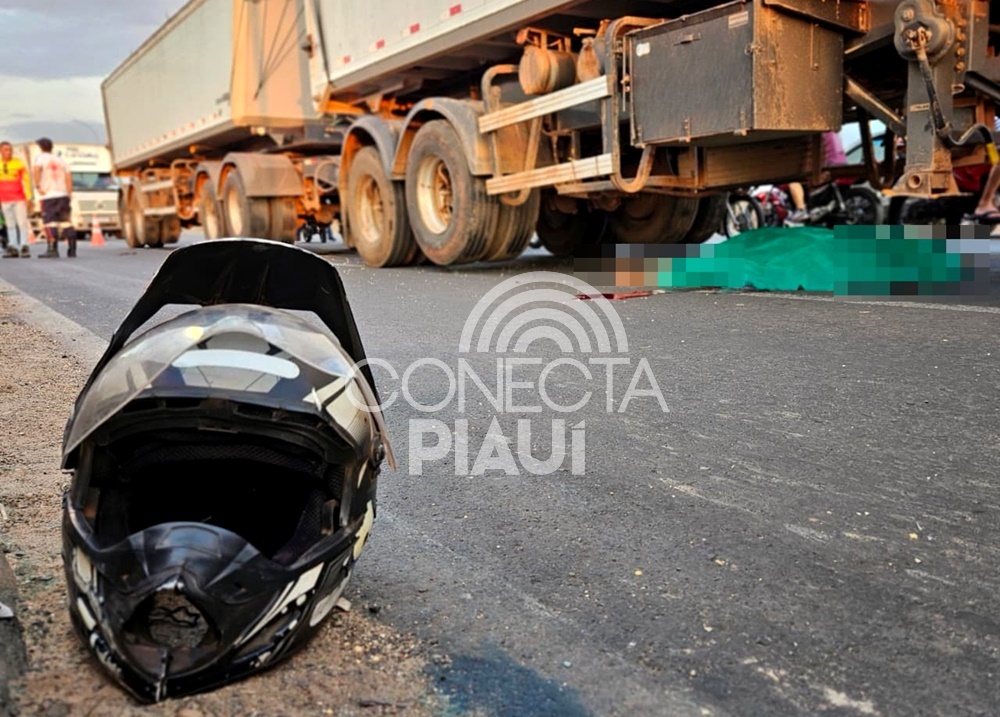 Motociclista morre após ser atropelado por caminhão em ponte de Teresina