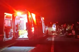 Mulher tem perna amputada e mais dois ficam feridos após acidente no Sul do Piauí (Foto: Reprodução/Portal B1)