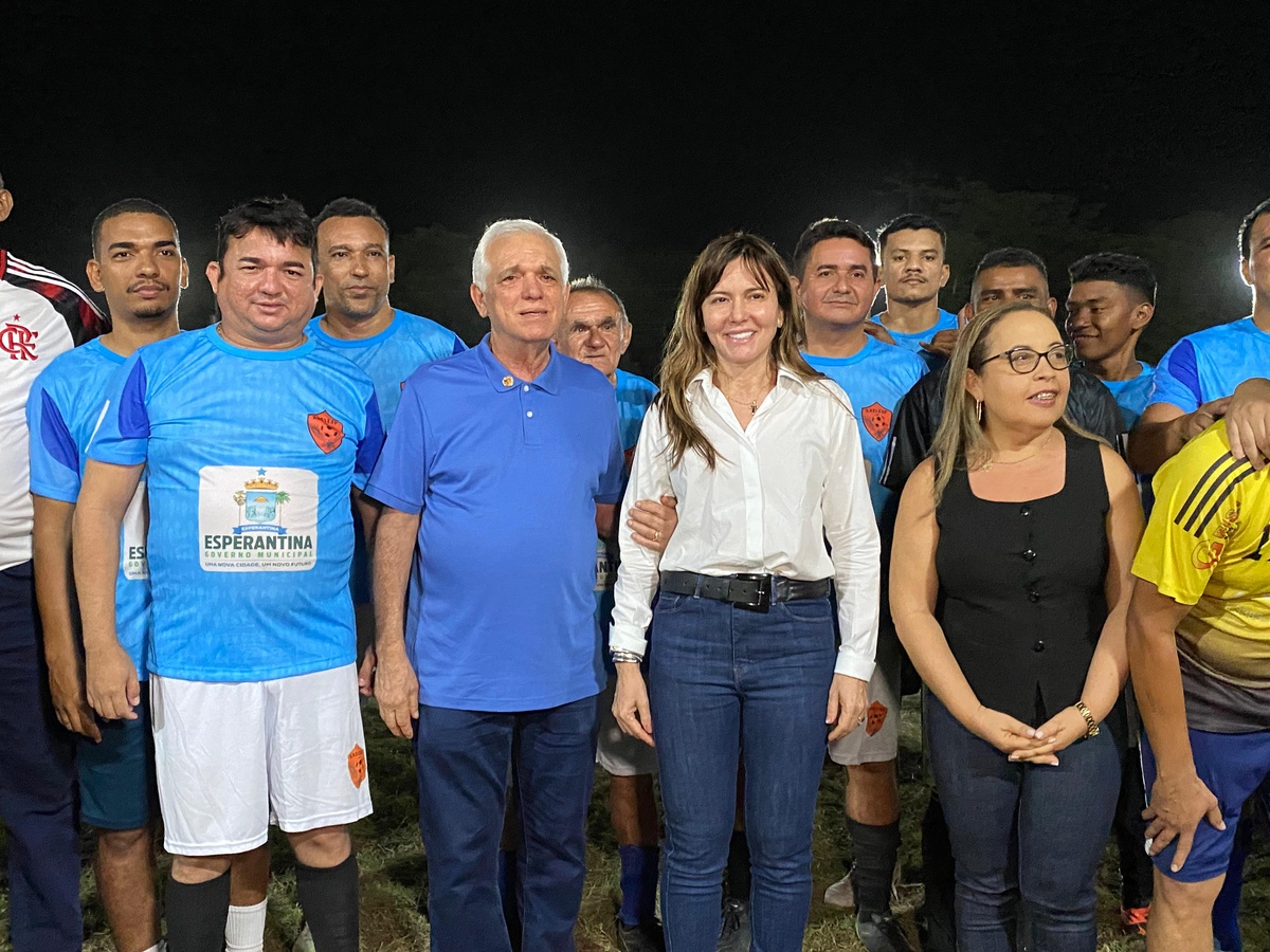 Novo campo esportivo é entregue à comunidade de Bonfim, em Esperantina