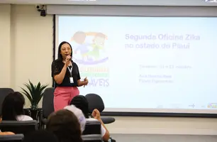 Oficina debate apoio ampliado a crianças com Síndrome Congênita do Zika no Piauí (Foto: Ascom Sesapi)