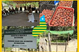 Olho d’Água dos Negros mantém viva a cultura quilombola em Esperantina (Foto: Conecta Piauí) Olho d’Água dos Negros mantém viva a cultura quilombola em Esperantina (Foto: Conecta Piauí)